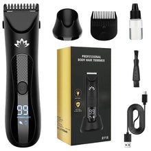 Load image into Gallery viewer, Full Body Hair Trimmer With Base Ceramic Steel Cutter Head Body Shaver IPX7 Waterproof Bikini Body Ball Trimmer
