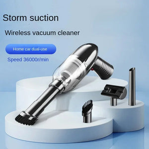 Car Cleaner Wireless Charging for Home and Vehicle Wet and Dry Dual-Use Large Suction Power Portable Handheld a Suction Machine