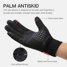 Load image into Gallery viewer, Waterproof Cycling Gloves Winter Touch Screen Bicycle Gloves Outdoor Scooter Windproof Riding Motorcycle Ski Warm Bike Gloves
