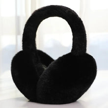 Load image into Gallery viewer, Soft Plush Ear Warmer Winter Warm Earmuffs Solid Color  Ear Cover Outdoor Cold Protection Ear-Muffs Folding Earflap Fashion
