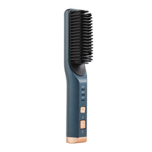 Load image into Gallery viewer, Portable Hair Straightener Curling Wireless Ion Comb USB Charge Straight Hair Brush Multifunction Straight Hair Comb women mini
