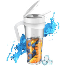 Load image into Gallery viewer, Portable Fruit Juicer 6 Sharp Blades Rechargeable Personal Multifunctional Handheld Mini Blender Cup for Shakes and Smooth
