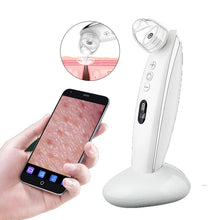 Load image into Gallery viewer, Visual Blackhead Vacuum Kit With Charging Base HD Camera 6-Level Skin Deep Cleaning Black Spots Strong Vacuum Suction
