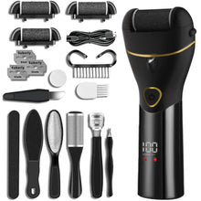 Load image into Gallery viewer, Foot Wrinkle Remover Rechargeable Foot Sander Electric Foot File Foot Pedicure Tool Electronic Foot Wrinkle Removal Shaver
