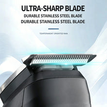 Load image into Gallery viewer, Professional 2 in 1 Hair Beard Trimmer for Men Electric Hair Cutting Machine with LCD Display Rechargeable Hair Clipper
