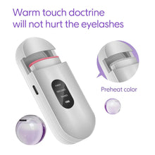 Load image into Gallery viewer, Electric Heated Eyelash Curlers Portable Long-Lasting Styling Eyelash Curler Electric Heated Comb Makeup Tool
