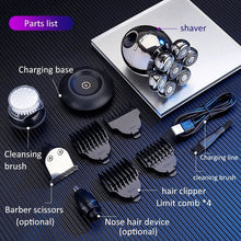 Load image into Gallery viewer, Electric Shaver 7D Floating Cutter Head Base Charging Portable Men Beard Trimmer Clipper Skull Shaver Waterproof Shaving
