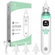 Load image into Gallery viewer, Electric Baby Nasal Vacuum Cleaner Infant Nasal Aspirator Newborn Hygiene Kit Mucus Runny Nose Inhaler Kids Healthy Care Stuff
