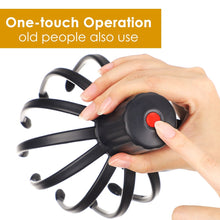 Load image into Gallery viewer, Electric Octopus 12 Claws Scalp Massager Hands Free 3 Modes Head Scratcher Relief Hair Stimulation Rechargeable Stress Relief
