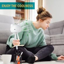 Load image into Gallery viewer, Electric Mini Portable Fan Rechargeable Turbo Desktop Neck Hand Bladeless USB Stroller Fan for Home Camping Travel Car Cooler
