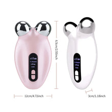 Load image into Gallery viewer, EMS Facial Massager Roller Microcurrent Face Lifting Machine V-Face Roller Massager Skin Rejuvenation Anti-Wrinkle Beauty Device
