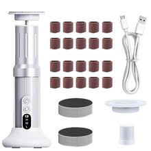 Load image into Gallery viewer, Electric Foot Callus Remover Foot Care File Heels Dead Skin Pedicure Tool Electronic Foot Grinder and Replacement Sandpaper
