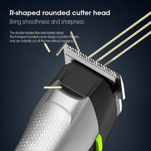 Load image into Gallery viewer, Unicorn 5-in-1 Human Hair Care and Trimming Set Men's Hair Clipper Push Clipper Razor Nose Hair Trimmer Full Body Private
