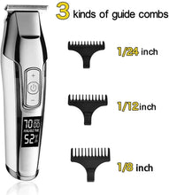 Load image into Gallery viewer, Professional Hair Clipper Beard Trimmer for Men Adjustable Speed LED Digital Hair Clipper Carving Clippers Electric Razor
