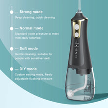 Load image into Gallery viewer, Portable Irrigator Dental Floss DIY Mode 5 Jets Water Flosser Pick Mouth Washing Machine Cleaning Teeth Toothpicks with Thread
