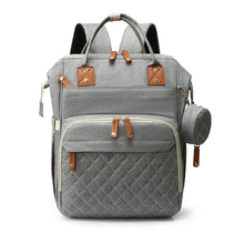 Load image into Gallery viewer, USB Mummy Bag Diaper Bag Baby Care Large Capacity Mom Backpack Mummy Maternity Wet Bag Waterproof Baby Pregnant Bag Nappy Bag
