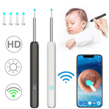 Load image into Gallery viewer, Wi -Fi Visible Wax Elimination Spoon USB 1080P HD Load Otoscope Ear Cleaner Ear Wax Removal Tool Suitable for Android IOS
