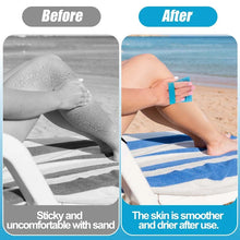 Load image into Gallery viewer, Sand Remover For Beach Sand Removal Bag Powder Pouch Sand Remover Brush Beach Vacation Camping Essentials
