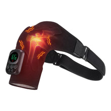 Load image into Gallery viewer, Heating Shoulder Massager Vibration Electric App Control Massage Pads Muscle Fatigue Relax Belt Temperature Shoulder Steamer Pad
