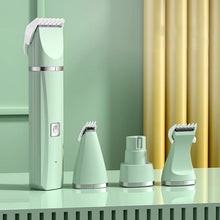 Load image into Gallery viewer, 4 in 1 Electric Pet Hair Trimmer Grooming Clippers Cat Trimer Nail Grinder Professional Rechargeable Haircut Machine For Dogs
