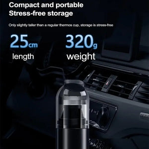 Car Vacuum Cleaner Digital Display Portable Mini Handheld Wireless Dust Catcher Cyclone Suction Car Home