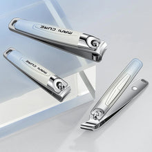 Load image into Gallery viewer, 5pcs/pack Nail Clipper Kit Stainless Steel Nail Nippers Earpick Ear Spoon Nano Nail File Portable Manicure Tool Accessories
