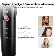 Load image into Gallery viewer, Wireless Hair Straightening Brush USB Charging Hot Comb Iron 3 Temperature Settings Electric Anti-ironing Comb

