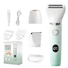 Load image into Gallery viewer, Electric Razors for Women,Hair Trimmer for Face Nose Brow Beard Arm Leg Armpit 3 in 1 Women Body Shaver
