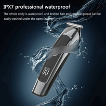 Load image into Gallery viewer, 6 in 1  Professional Hair Clipper Facia Body Nose Trimmer Washable IPX7 Electric Hair Cutting Beard Haircutter Machine
