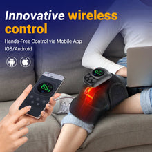 Load image into Gallery viewer, Electric Heating Vibration Knee Pad 360° Wrap Knee Joint Support Brace Thermal Shoulder Elbow Strap with Detachable Control
