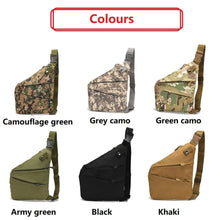Load image into Gallery viewer, Chest Bags Camouflage Tactical Bag Single Shoulder Bags for Men Waterproof Nylon Crossbody Bags Male Messenger Bag
