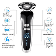 Load image into Gallery viewer, New Electric Shaver For Men 4D Electric Beard Trimmer USB Rechargeable Professional Hair Trimmer Hair Cutter Adult Razor For Men
