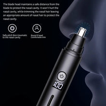 Load image into Gallery viewer, Nose Hair Trimmer USB Charging New High Quality Electric Portable Men Mini Nose Hair Remover Safe Face Hair Cleaning Tool
