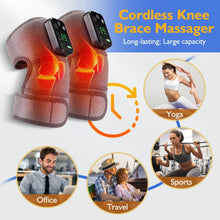Load image into Gallery viewer, Electric Heating Vibration Massager for Shoulder Therapy Brace Belt Thermal Massage Knee Support Pad Arthritis Elbow Pain Relief
