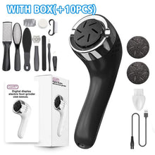 Load image into Gallery viewer, Electric Callus Remover for Feet Rechargeable Waterproof Foot Scrubber with Vacuum Electronic Foot File Pedicure Set with Head
