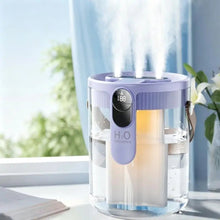 Load image into Gallery viewer, 1.5L Air Humidifier Large Capacity Home Humidifier Silent Mist Maker 1800mAh Battery USB Rechargeable Humidifier with LED Light
