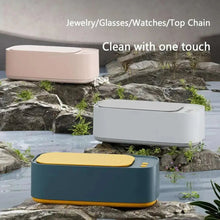 Load image into Gallery viewer, 45000Hz High Frequency Vibration Wash Cleaner Ultrasonic Cleaning Machine Washing Jewelry Glasses Watch Rings Dentures Cleaner
