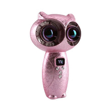 Load image into Gallery viewer, Turbo Mini Handheld Fan Strong Wind Quiet USB Rechargeable Fan Owl Shaped Lightweight Personal Cooling Fan for 3000mAh
