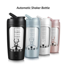 Load image into Gallery viewer, USB Electric Protein Shaker Bottle Portable 1200mAh Rechargeable Blender Cup Multipurpose 650ml Mixing Cups for Fitness Workout
