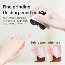 Load image into Gallery viewer, Electric Nail Clippers Rechargeable Nail Trimmer Polishing Automatic Nail Clippers Household Nail Cutting Tool Type-C
