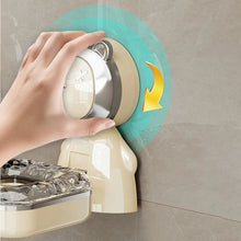 Load image into Gallery viewer, Plastic Suction Cup Hair Dryer Holder Wall Mounted Hands-Free Hair Blow Dryer Rack Detachable Punch-Free Hair Dryer Hanger
