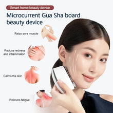 Load image into Gallery viewer, Electric Constant Temperature Micro Current Scraping Board V Face Lifting EMS Dredging Meridian Massage Brush Beauty Instrument
