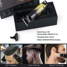 Load image into Gallery viewer, Electric Hair Clipper UBS Rechargeable Cordless Beard Trimmer Men Powerful Electric Hair Clipper Trimming Tool
