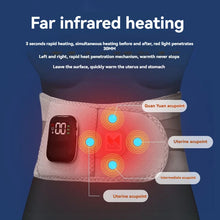 Load image into Gallery viewer, Wireless Heating Vibration Massage Belt Steel Plate Support Lumbar Pain Relief Warmer Full-Body Relaxation Device
