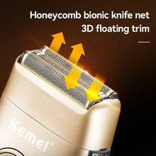 Load image into Gallery viewer, Electric Razor Electric Shaver Rechargeable Shaving Machine For Men Shaver Beard Razor Wet-Dry Use Beard Trimmer Charging Base

