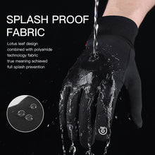 Load image into Gallery viewer, Waterproof Cycling Gloves Winter Touch Screen Bicycle Gloves Outdoor Scooter Windproof Riding Motorcycle Ski Warm Bike Gloves
