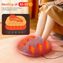 Load image into Gallery viewer, USB Foot Warmer Electric Foot Warming Shoes Foot Warming Device Or Home Office School Fall Winter Essential Warm Feet Artifact
