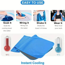 Load image into Gallery viewer, Small Silicond Ice Towel Cold Sports Cooling Ice Cold Towel Cycling Equipment Travel Yoga Bicycle Accessories Cycling Equipment
