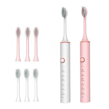 Load image into Gallery viewer, Ultrasonic Sonic Electric Toothbrush for Adults USB Rechargeable Waterproof Electric Teeth Tooth Brushes with 8 Replacement Heads
