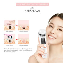 Load image into Gallery viewer, Face Massager Red and Blue Light Skin Essence Introduction Instrument Face Cleaning Export Face Slimming Beauty Instrument
